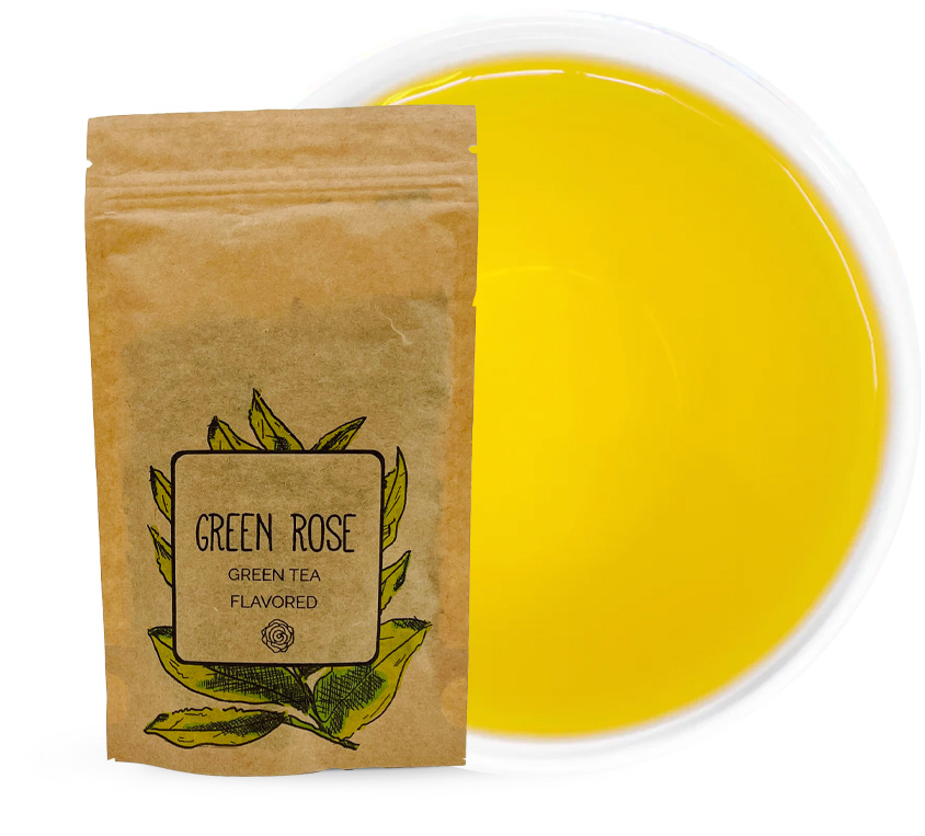 Green Rose Leo Tea w opakowaniu doypack